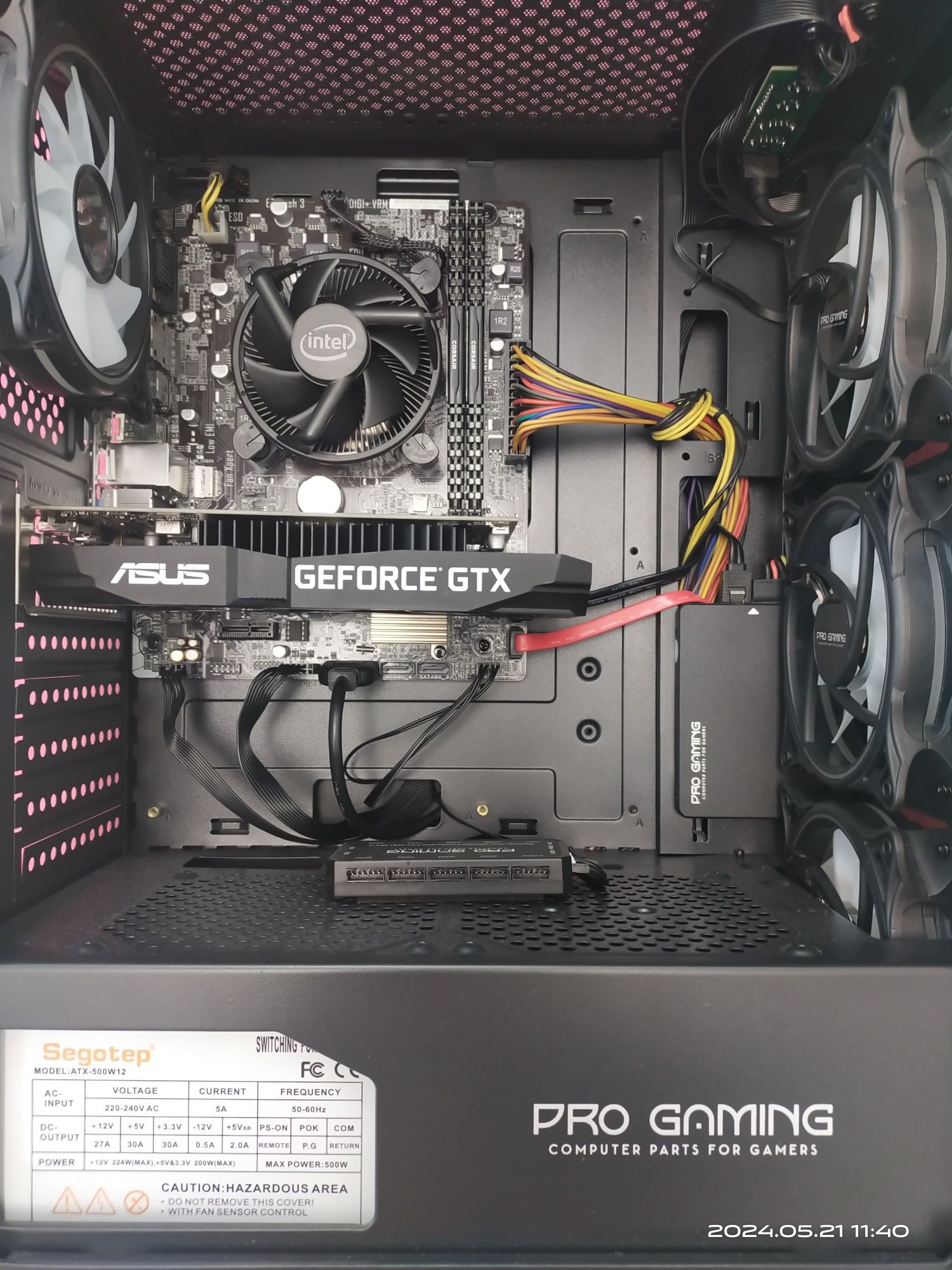 PC gaming, Cpu i5 6500 la 3,6Ghz, 16 GB ddr4, Gtx 1650,