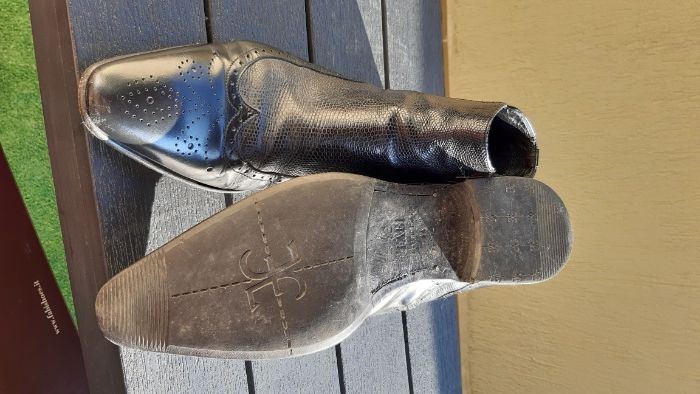 Мъжки кожени боти FABI