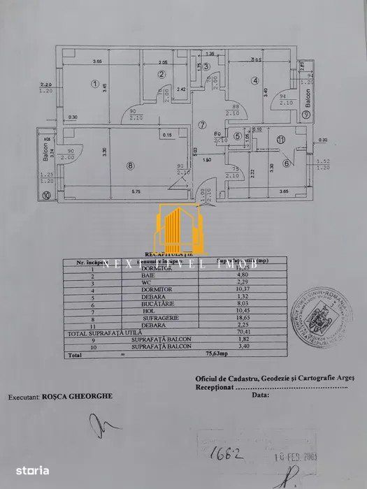 Apartament 3 Camere Prundu