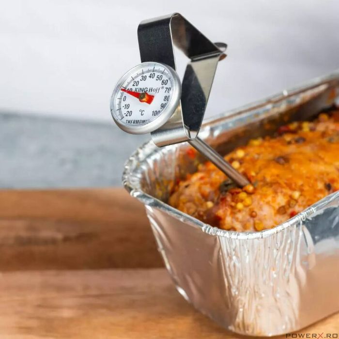 Termometru pentru bucatarie, cu sonda, -20 ° C la 100 ° C, Kinghoff