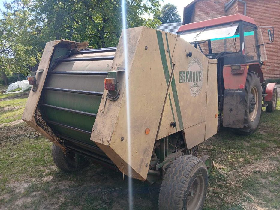 Presa Krone 125 , verde , plasa si doua ate , 130 ,100