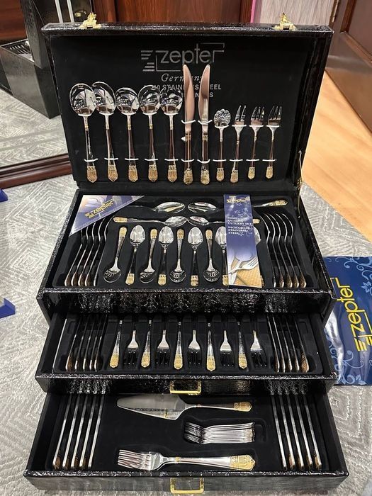 Набор столовых приборов Zepter НА 12 ПЕРСОН 86 ПРЕДМЕТОВ ГЕРМАНИЯ