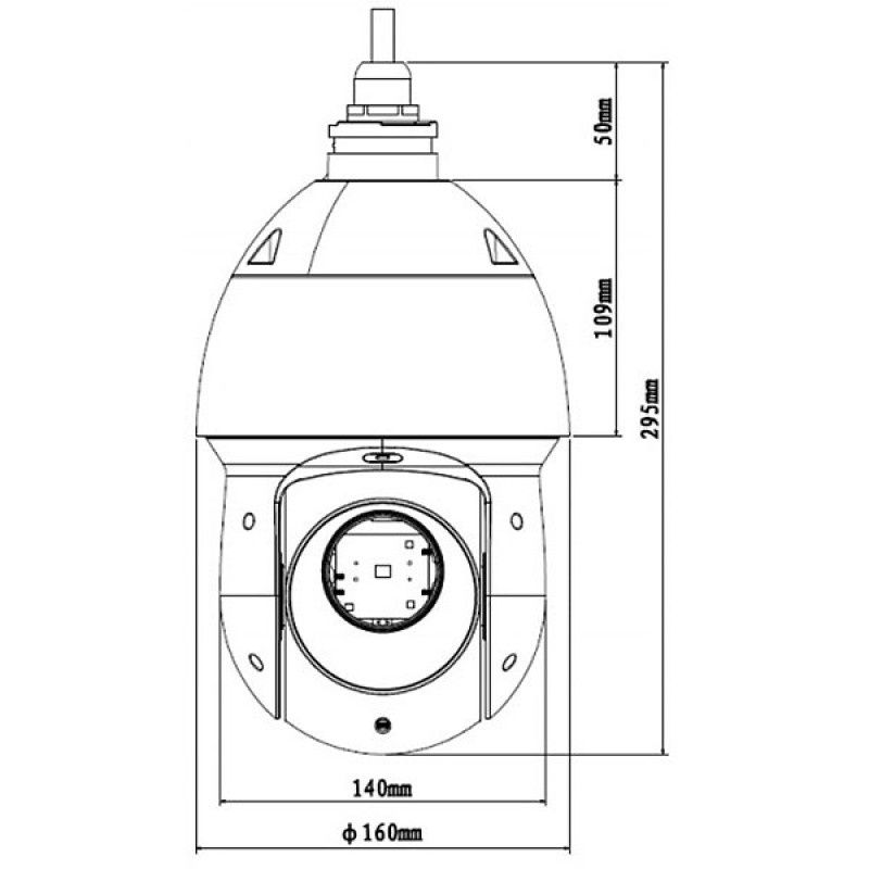 PTZ IP видеокамера  Dahua DH-SD49225T-HN