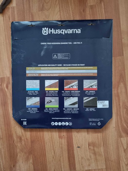 Disc diamantat Husqvarna 400mm Vari-Cut S85, taiere asfalt, beton etc.