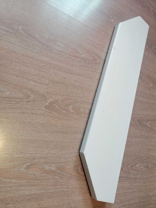 Polita oglinda baie, lemn MDF, dimensiuni 80cm lungime x 3cm grosime