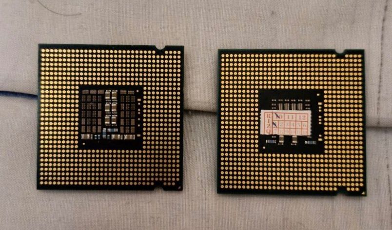 Процессоры Интел Intel Core 2 Quad Q9550 и Core 2 Duo E7500 и Кулер