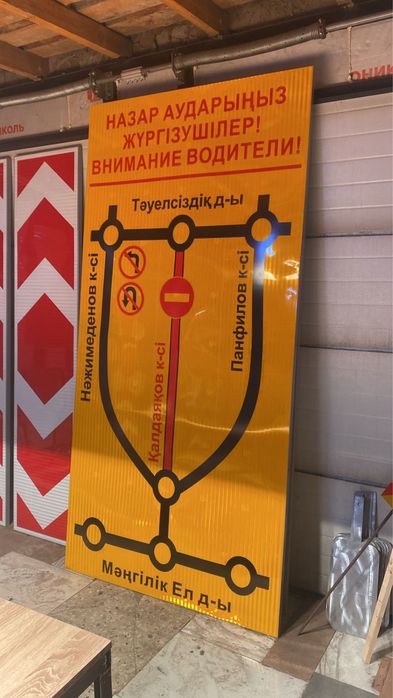 Изготовление дорожных знаков