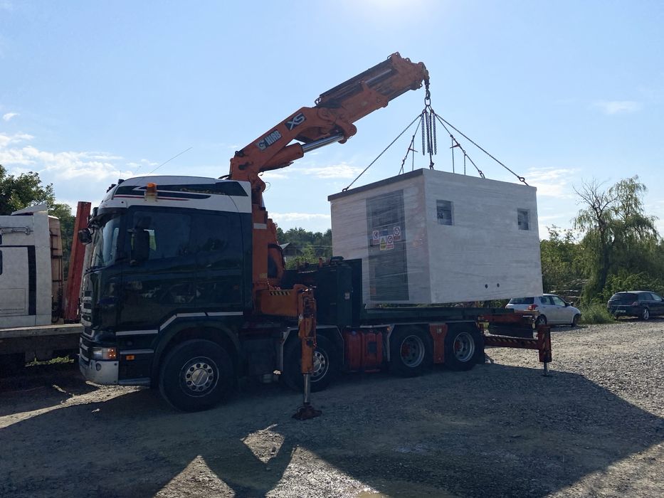 Transport Camion Cu Macara