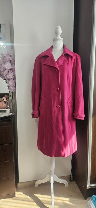 Palton fuchsia casmir