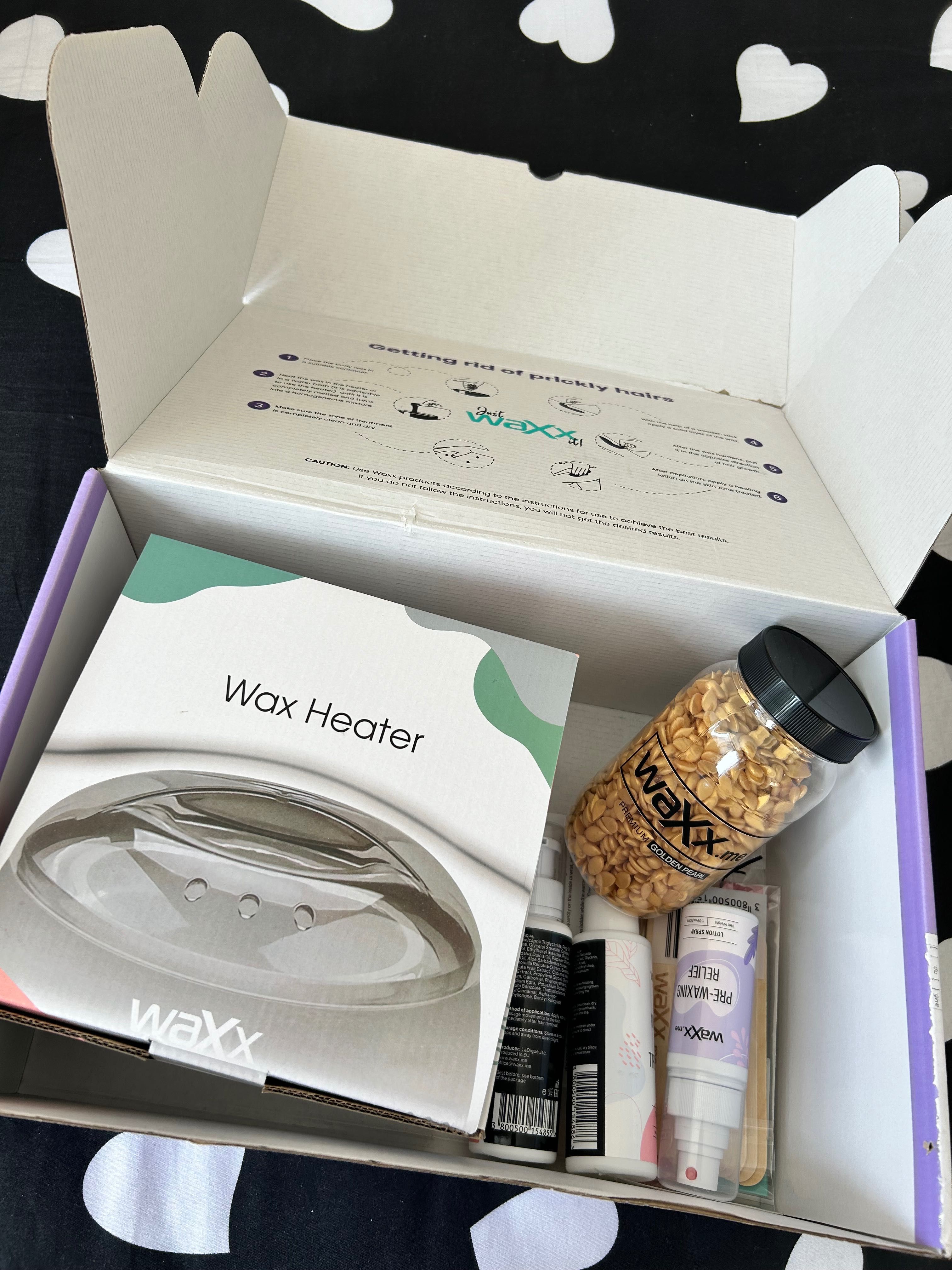 Комплект за wax със спрейове и лосион.