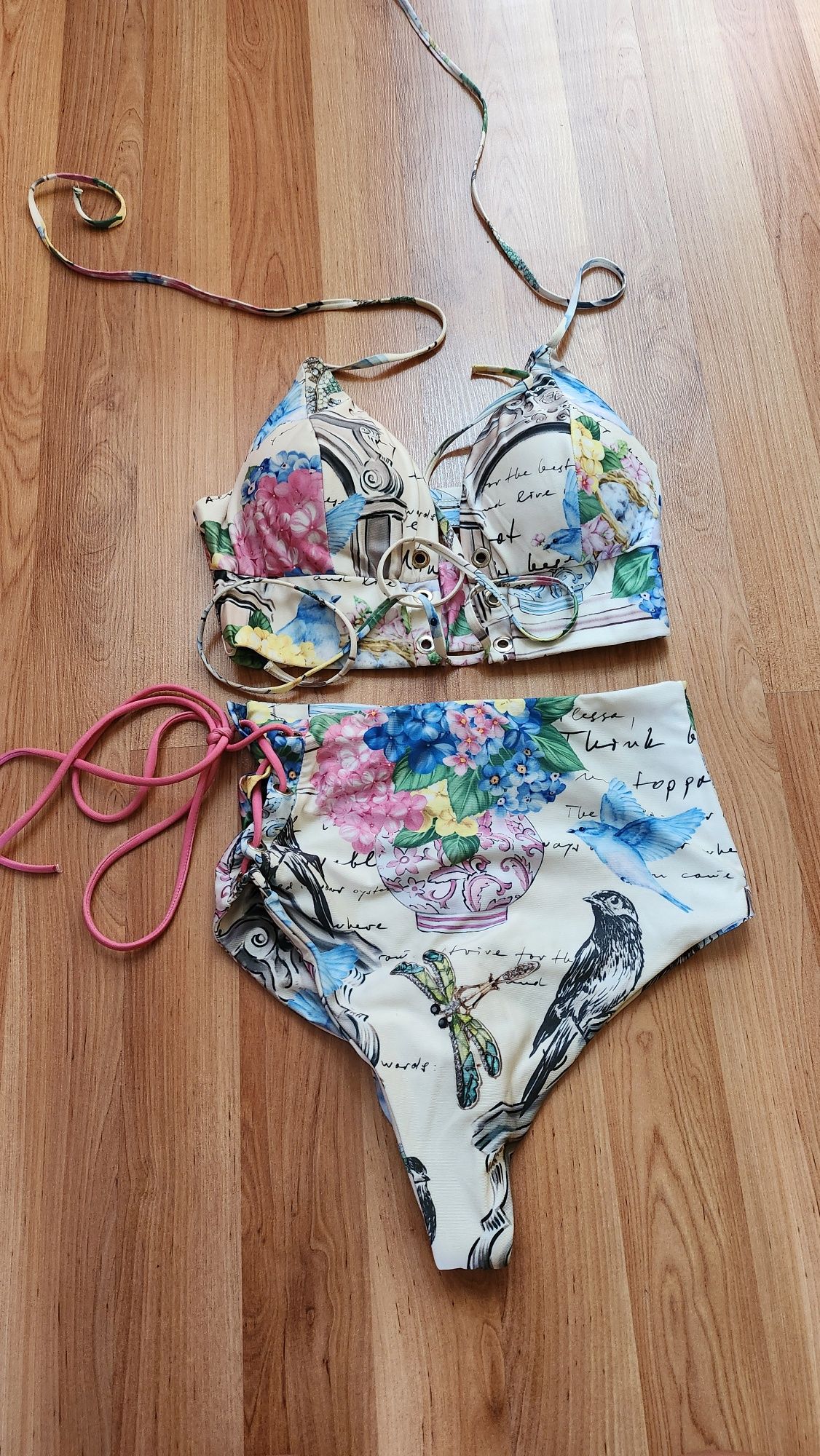 Alessa Majestic Garden Бански С Висока Талия