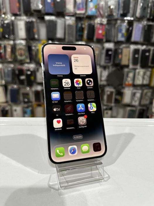 iSellStore Vâlcea: iPhone 14 Pro Max White  -128GB - 85% baterie