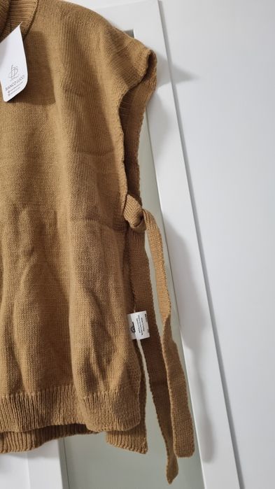 Pulover vesta tricotaj maro L