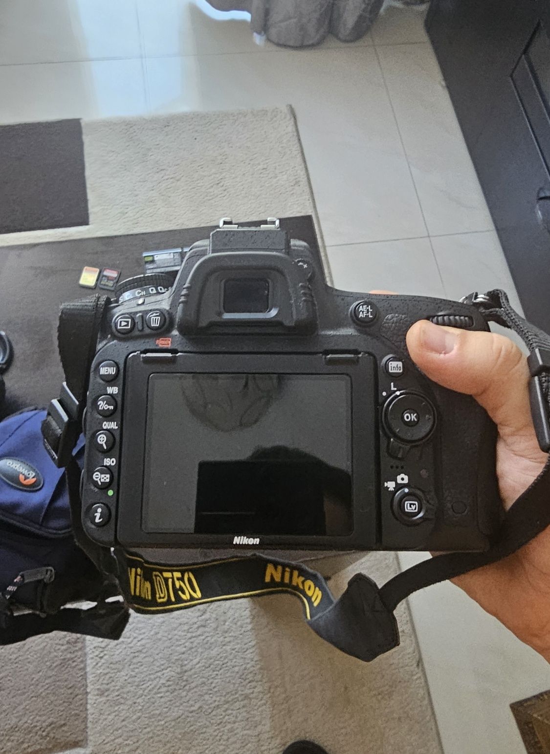 Nikon D750 ,3 obiective ,2 baterii, 2 carduri, huse