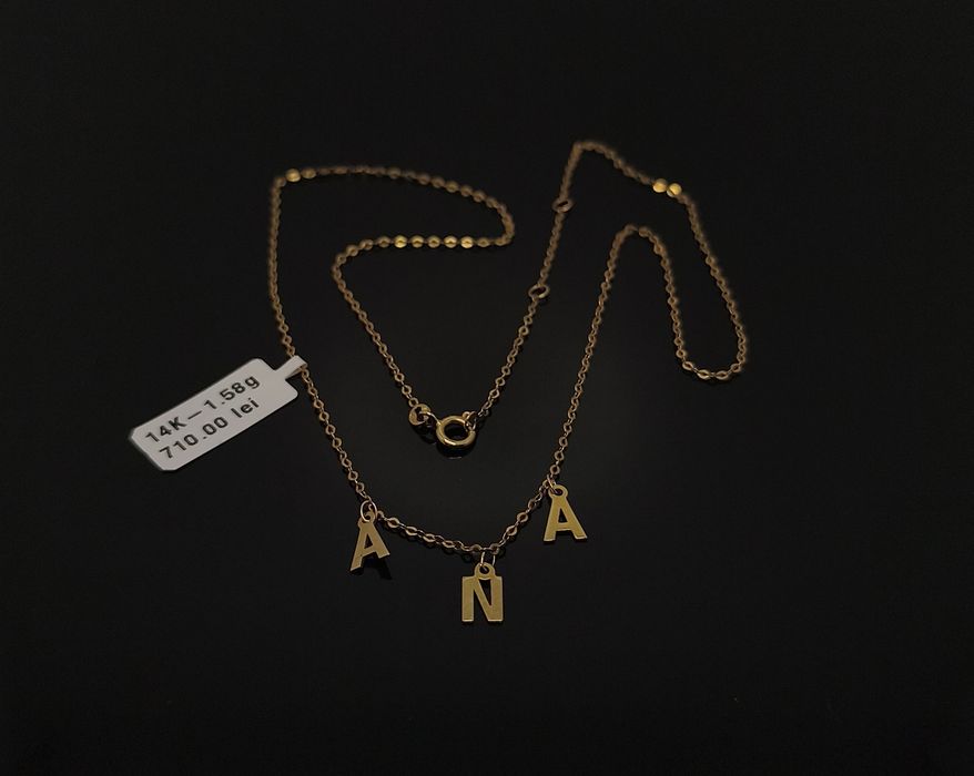 Bijuteria Royal lant din aur 14k 1.58 gr