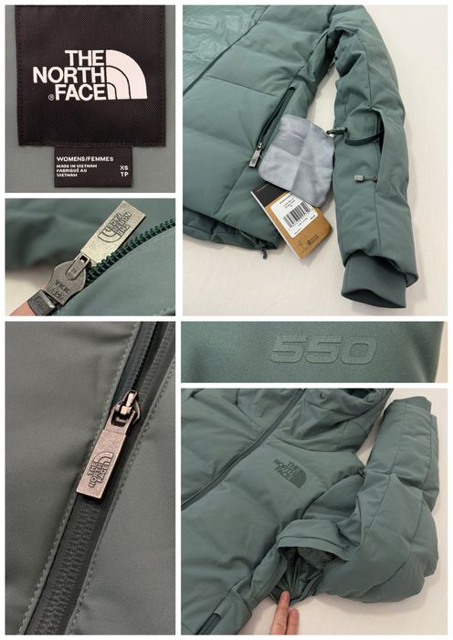 Geaca THE NORTH FACE dama XS puf 550 ski snowboard zapada iarna jacket