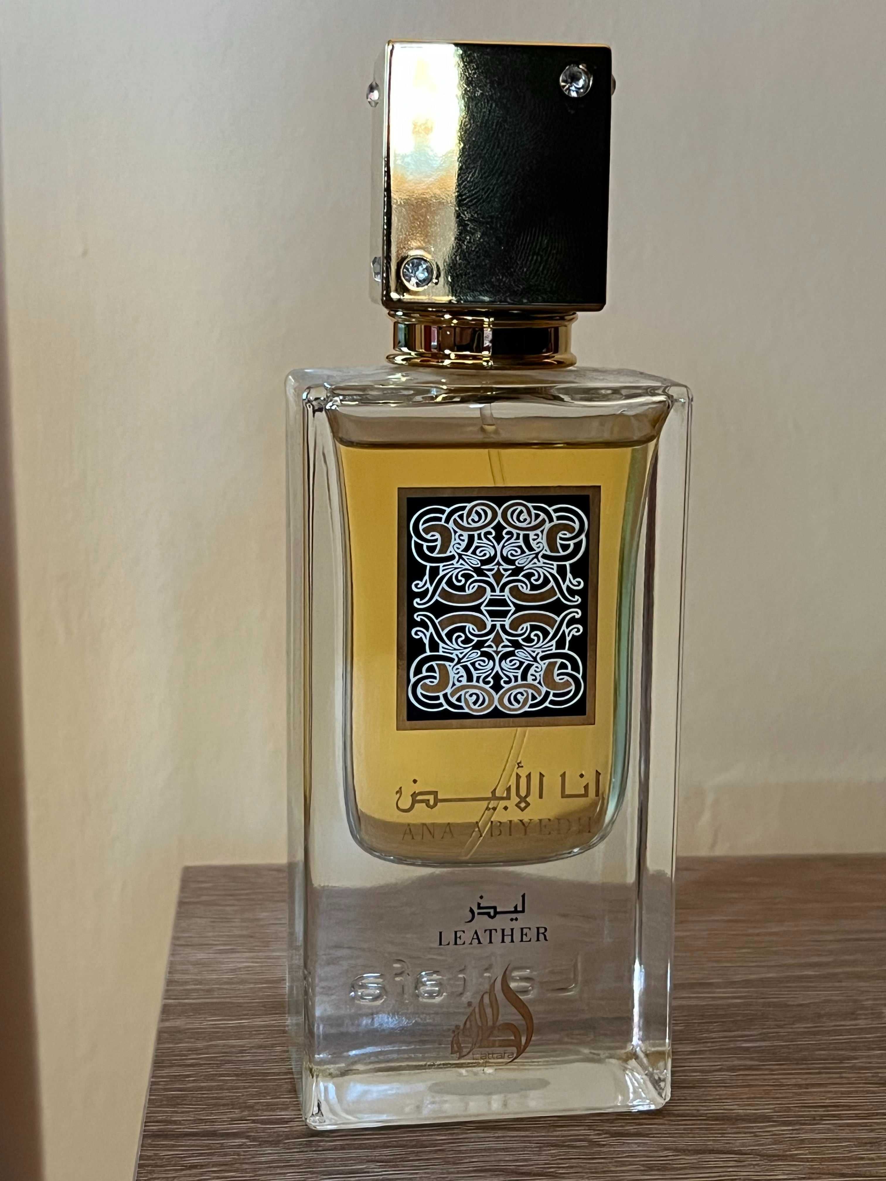 Apa de Parfum Lattafa, Perfumes Ana Abiyedh Leather, Barbati, 60 ml