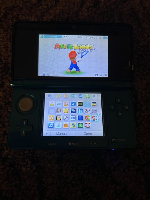 Nintendo 3ds aqua blue