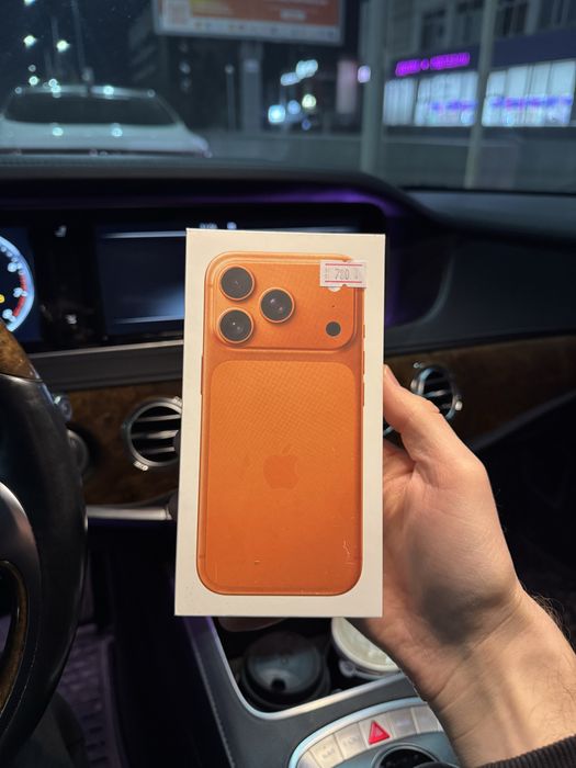 iPhone 17 Pro Max 256gb 820.000тг новый с Мечты, с чеком, запечатан