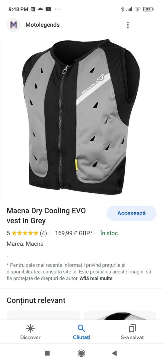 MACNA cooling vesta moto