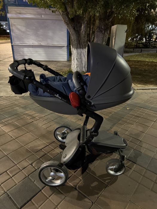 Коляска универсальная 2 в 1 Mima Xari Max, серая