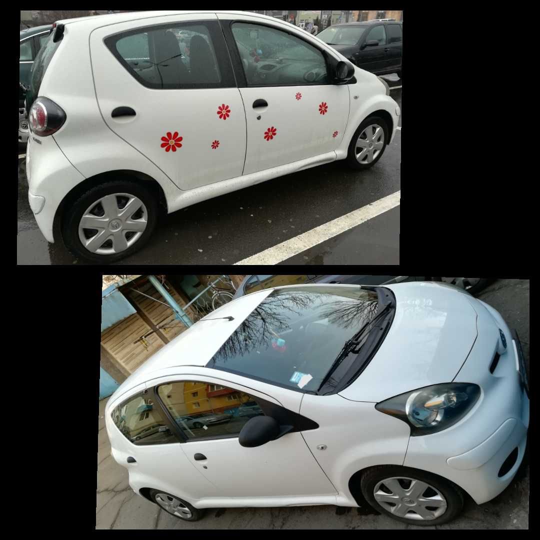 Autoturism Toyota Aygo alb