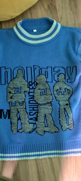 Pulover băieți albastru