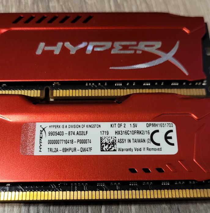 Memorii RAM HyperX Fury, SAVAGE, Samsung, Micron DDR3 / DDR4 8GB, 16GB