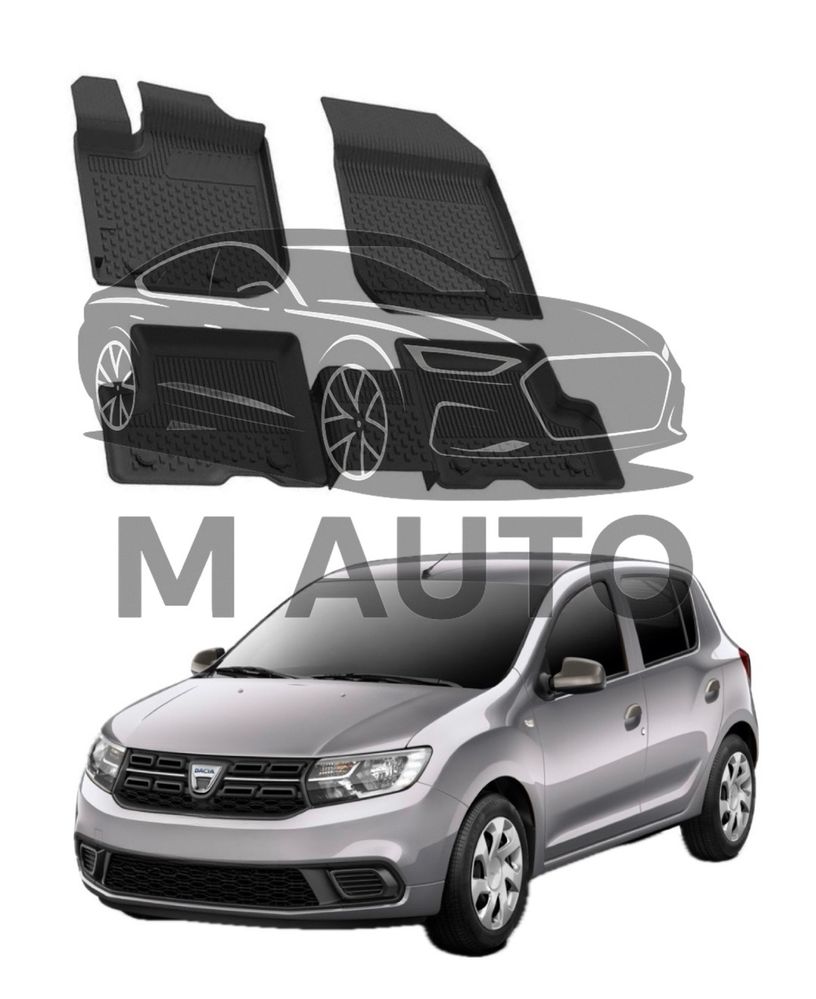 Гумени стелки Sahler за ДАЧИЯ САНДЕРО/DACIA SANDERO (2008-2012г)