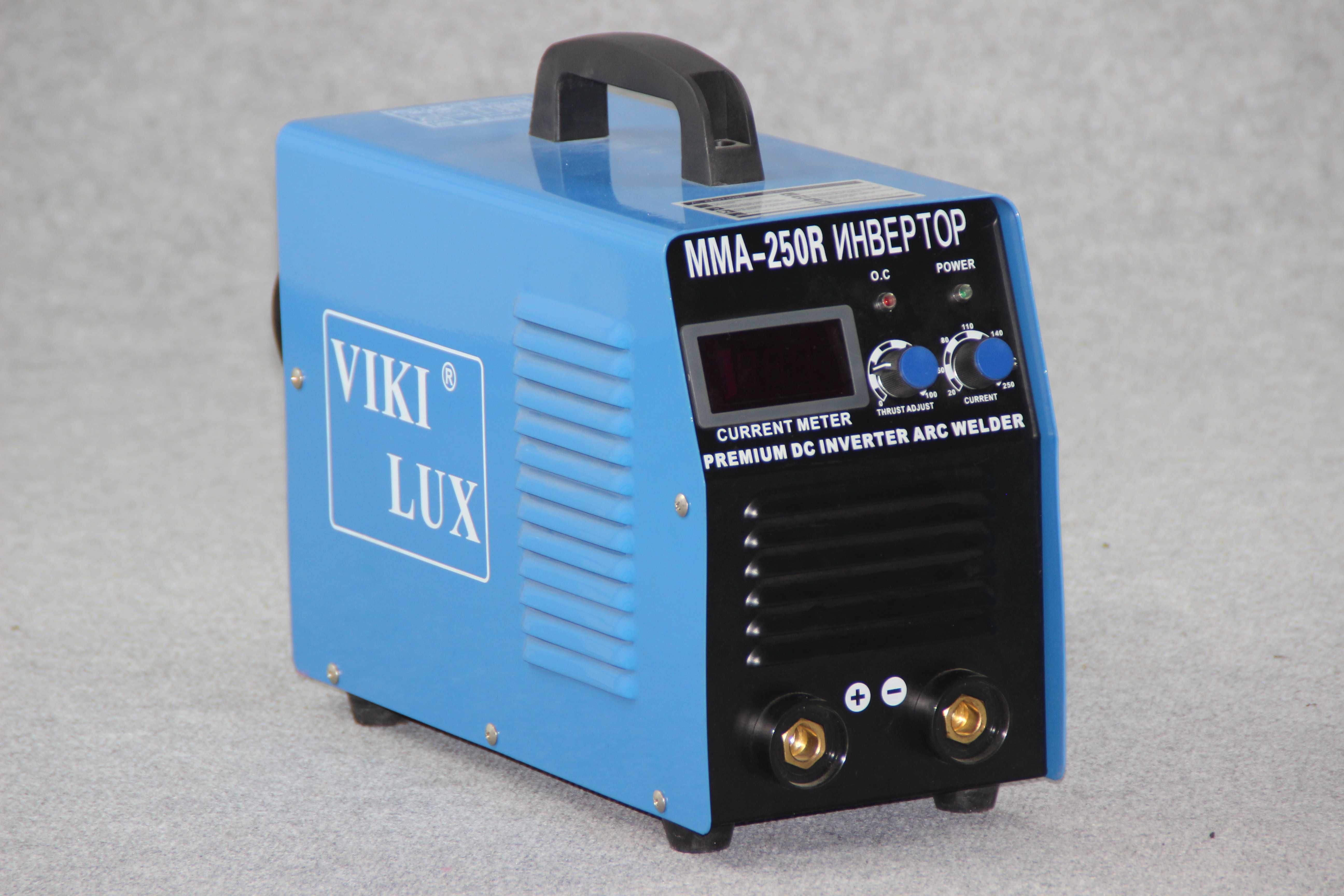 Инверторен Електрожен Viki Lux 250 R Blue С Дигитален Дисплей