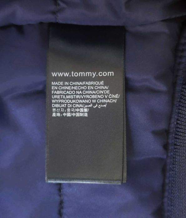 Geaca Tommy Hilfiger Denim Satin Bomber