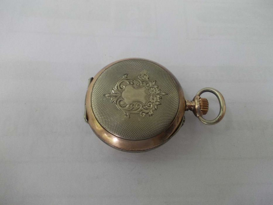 Ceas vechi de buzunar defect din argint