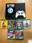 Продавам Xbox One (в комплект с 6 игри + 1 контролер)