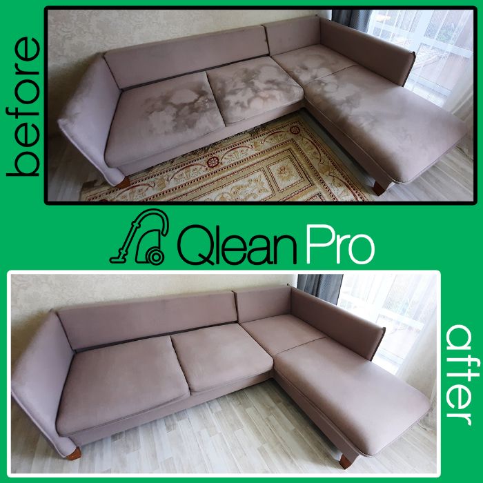 Профессиональная химчистка мягкой мебели/ковровых покрытий QleanPRO