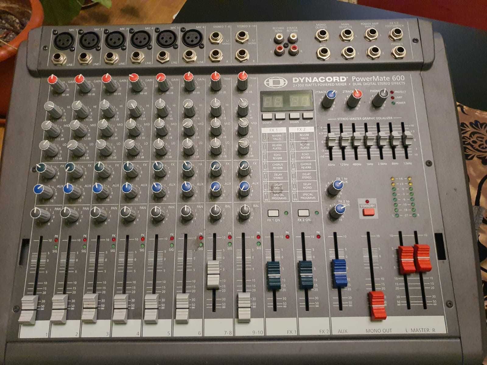 Sistem Mixer Dynacord PM 600-2 cu boxe EV SX300