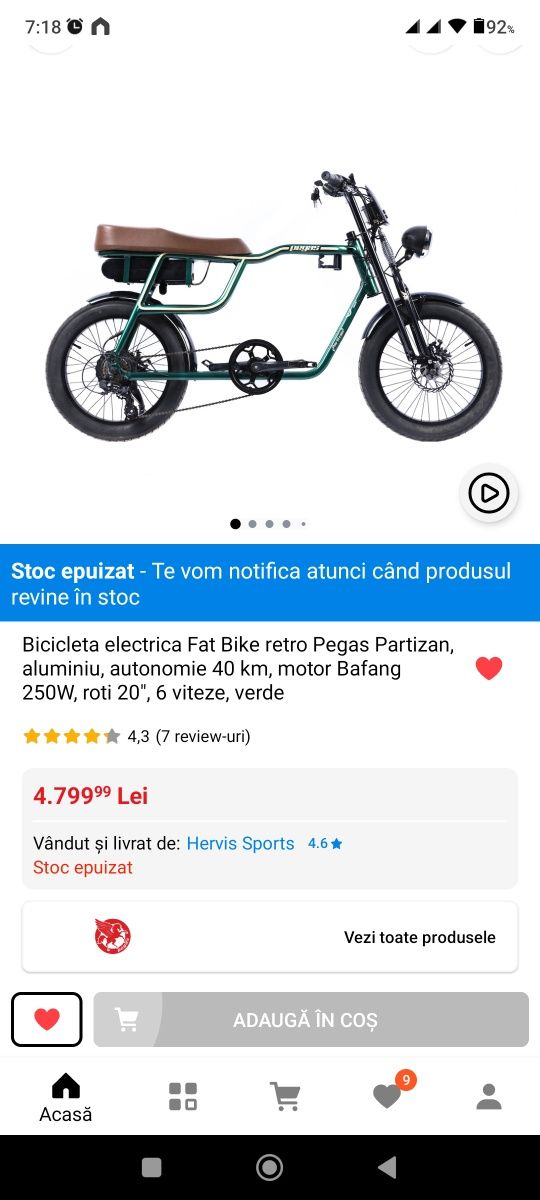 Bicicleta electrica partizan modificata