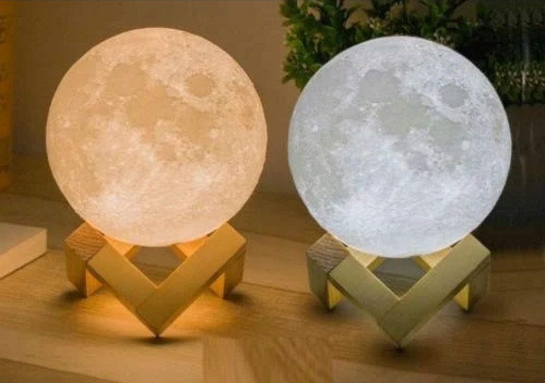 светильник ночник луна 3D moon night lamp