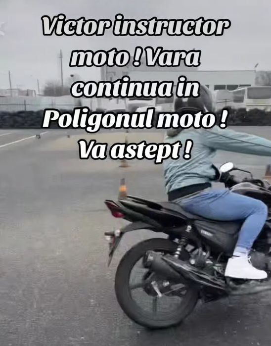 Cât mai aștepți? Primul pas spre moto e azi.