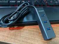 Hub USB Axagon HUE-S2B 4x USB 3.0, incarcare micro USB