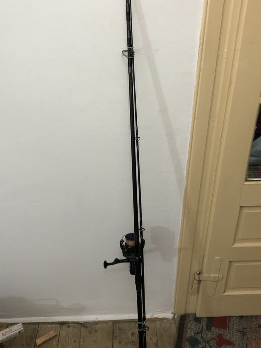 Lansetă crap Caperlan cu mulinetă inclusă