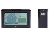 STATIE METEO cu touchscreen, termometru interior-exterior + HIGROMETRU