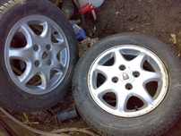 2 genti de de rower,orig, ,cu cauciuc. cu tot,unflate.
