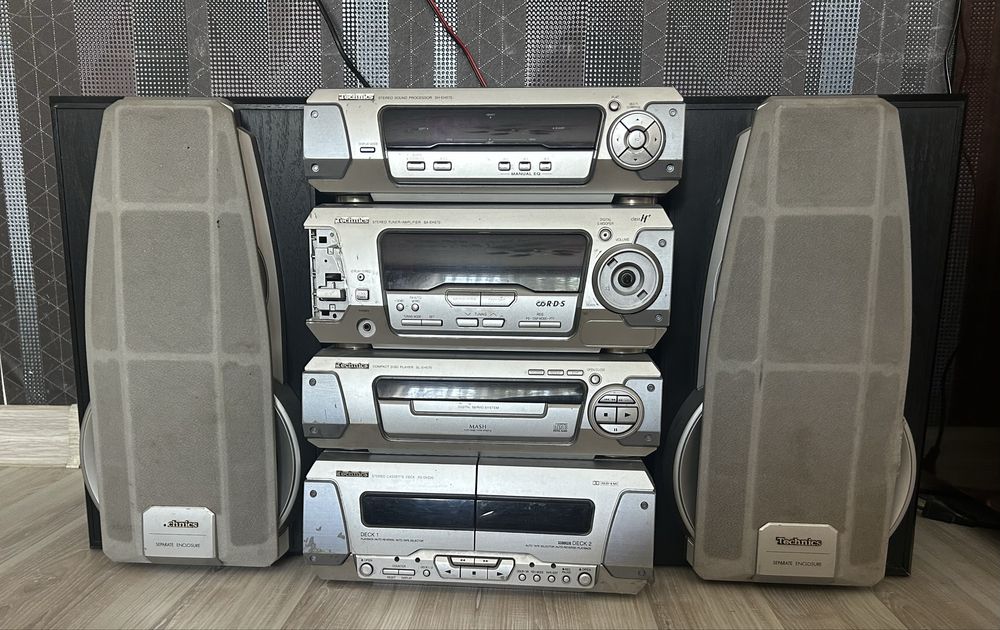 Продам музыкальный центр Техникс, колонки  широкополосные