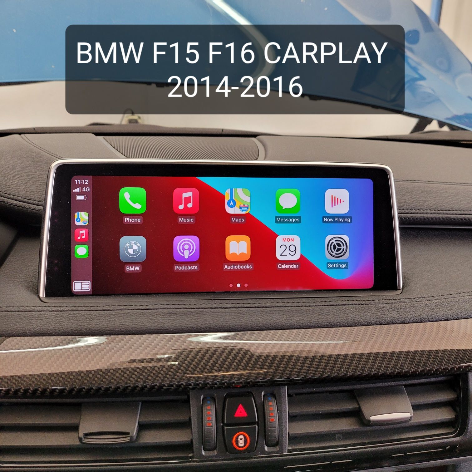 CarPlay Android Auto BMW F01 F10 F15 F25 F30 G30 E60 E70 E90 X3 X5 X6