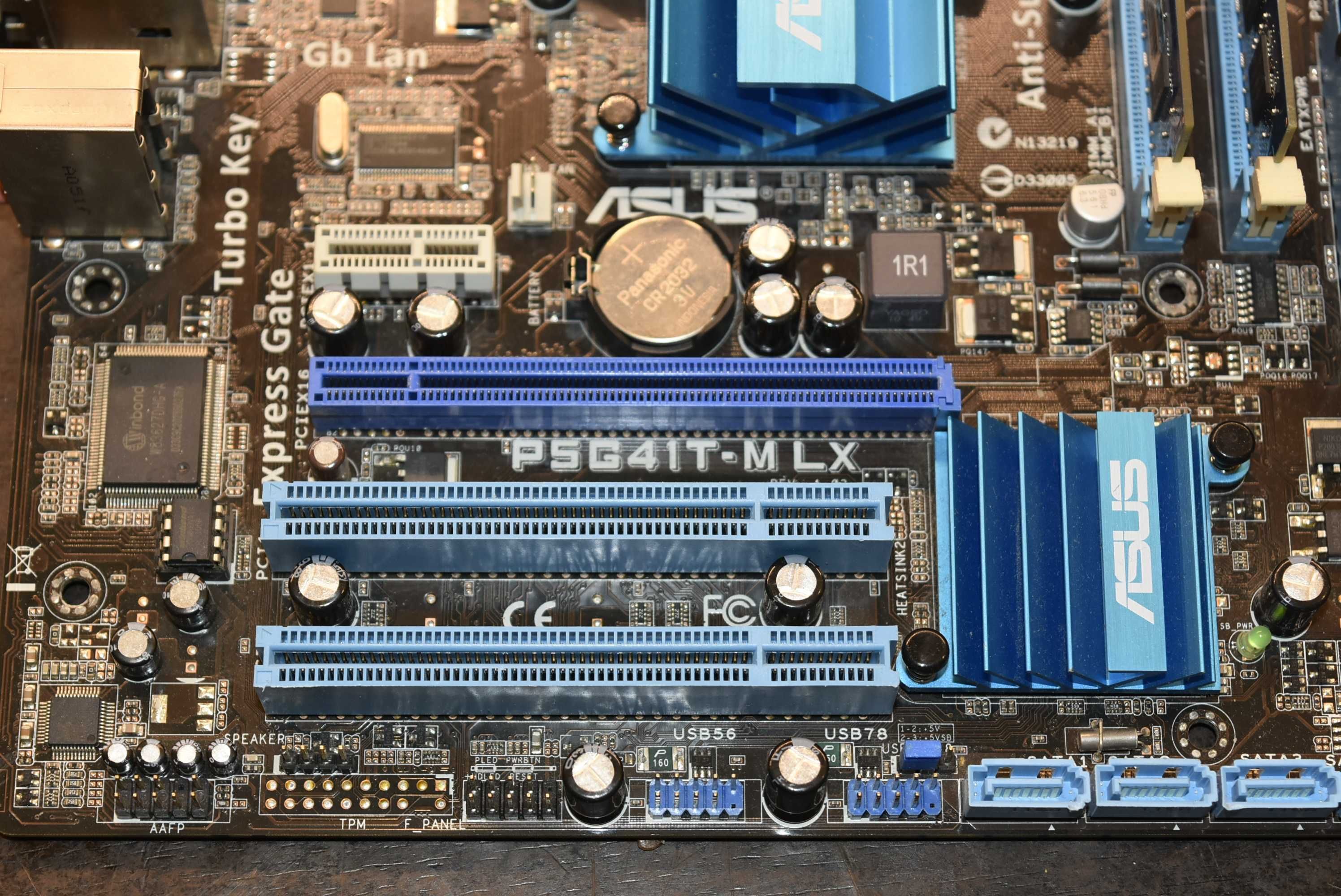 Asus G41 + Q9400 P5G41T-M LX 4 x 2.66 GHZ  за DDR3 памет