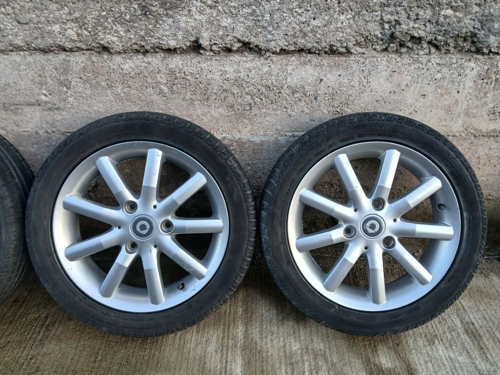 Оригинални Алум джанти 15цола за Smart. for two.roadster.3×112.Смарт.