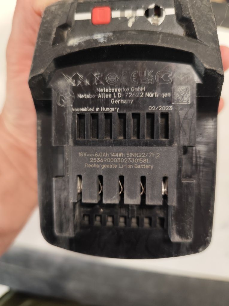 Батерия Метабо 8 амперачаса Metabo 8 Ah 18V