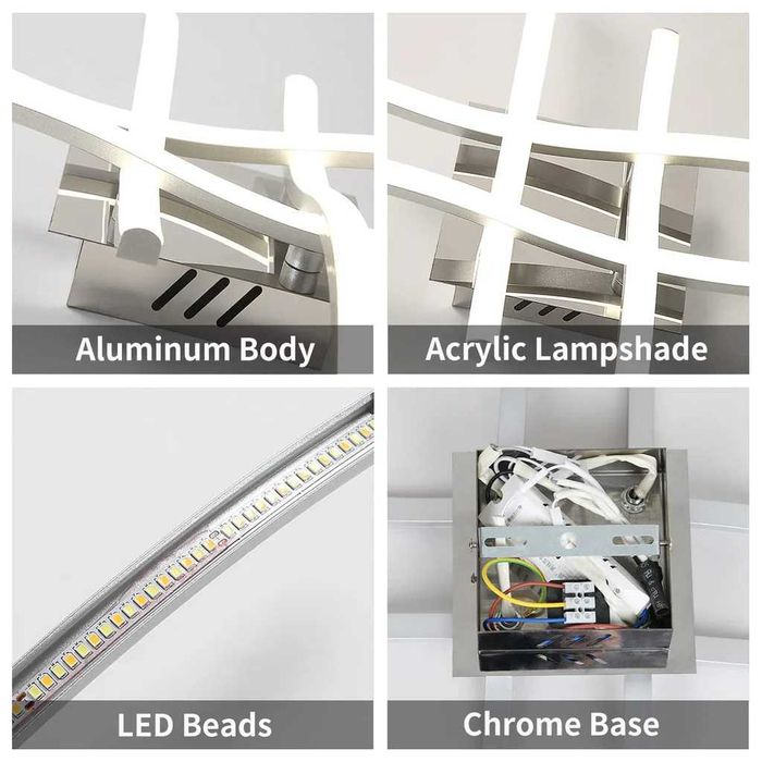LED Плафониер 28W 2350 lm Регулируем 3000-6500K