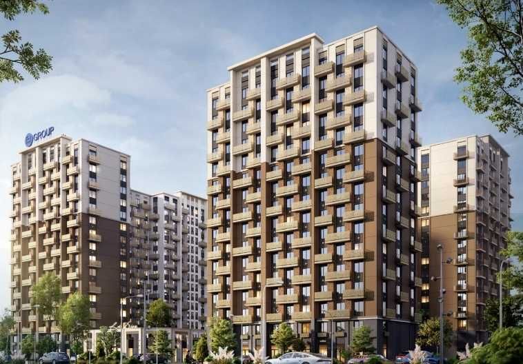 Двухкомнатная квартира в новостройке, Яшнабадский, 39.76 м², BI San'at