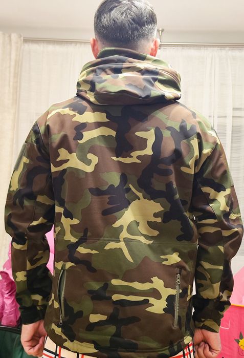 Jacheta army impermeabila, căptușită toamna/primăvară